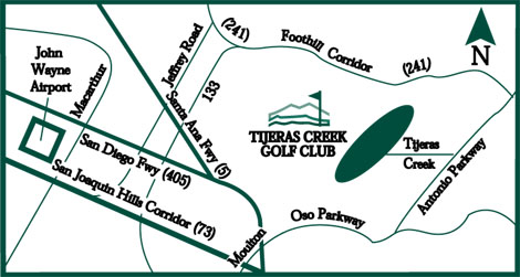 Map to Tijeras Creek